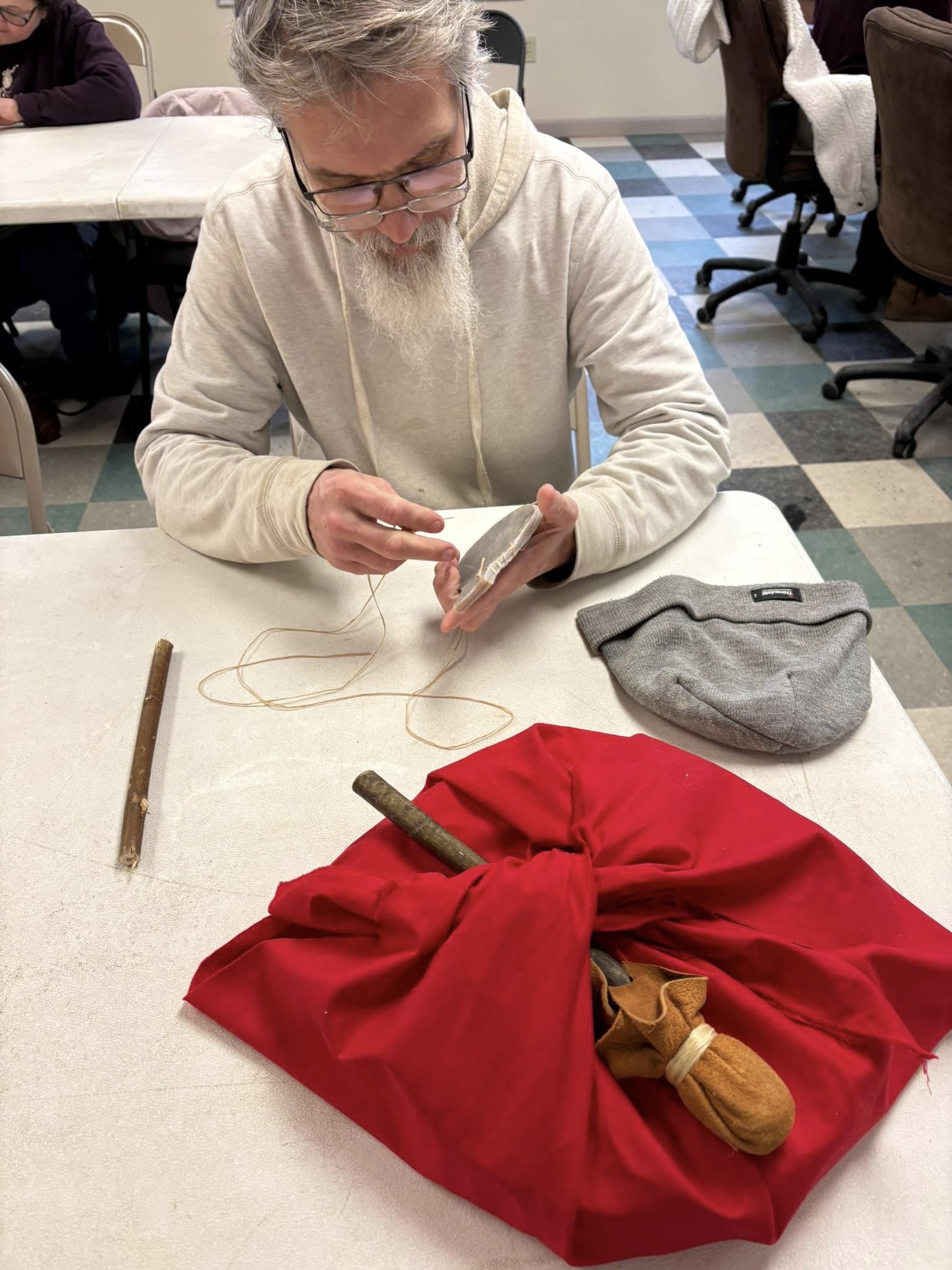 Crafting and Music Class photos (3-30-25) — Abenaki Nation